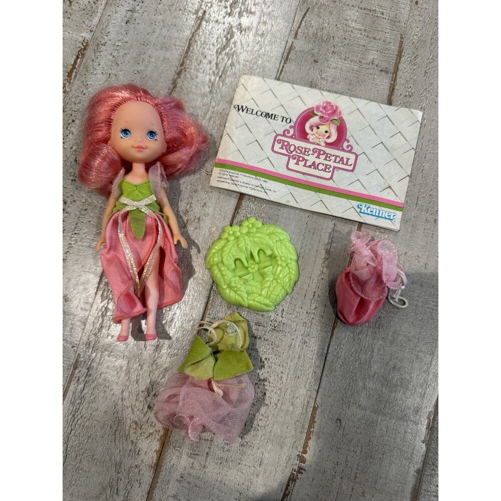 Vintage Rose-Petal Place Doll 1984 Kenner With Accessories Rose Petal - Picture 2 of 10